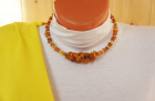 Колье из янтаря "Бархат" янтарь