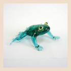 Фигурка из стекла "Лягушка ква"