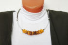 Колье из янтаря "Лучи"