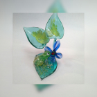 Композиция из стекла "Лягушка"