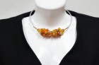 Колье "Облепиха" агат