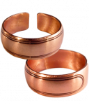 Медное кольцо простое 40.002 размер 15-17,5
