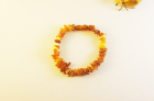 Браслет "Простой", янтарь