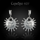 Серебряные серьги (арт.СЛ.27.015)