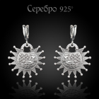 Серебряные серьги (арт.СЛ.27.018)