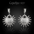 Серебряные серьги (арт.СЛ.27.019)