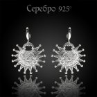 Серебряные серьги (арт.СЛ.27.028)
