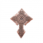 Медный крестик литой 1.002