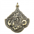 Подвеска «Костяной дракон» латунь, литье 