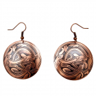 Медные серьги 14.024