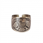 Кольцо мельхиор 12.001 размер 18-20