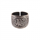 Кольцо мельхиор 12.008 размер 17,5-19