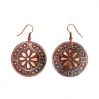 Медные серьги 14.001