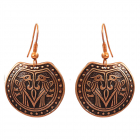 Медные серьги 14.013