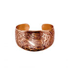 Медный браслет широкий 4.018