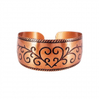 Медный браслет широкий 4.019