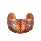 Медный браслет широкий 4.020