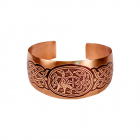 Медный браслет широкий 4.022