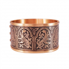 Медный браслет створчатый средний 6.005 D 63mm