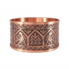 Медный браслет створчатый средний 6.009 D 63mm